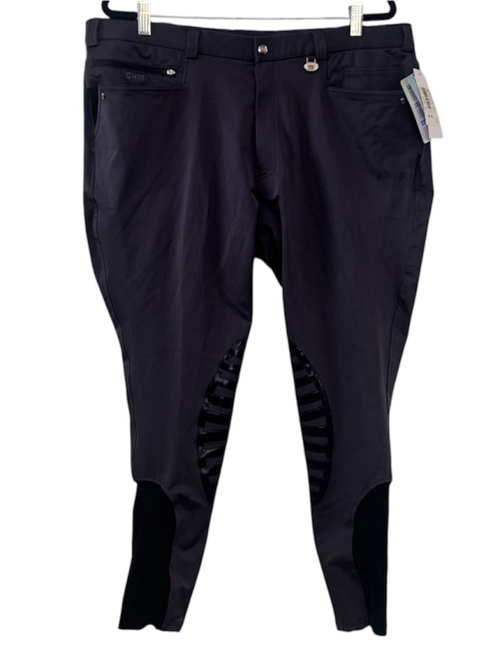 Men's Black Performance Riding Breeches